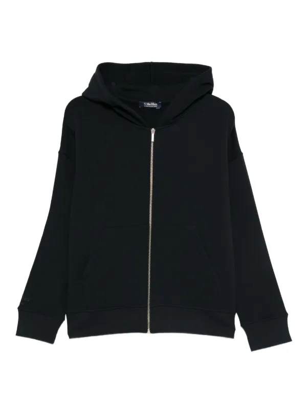 S Max Mara zip-up Hoodie | Blue | FARFETCH