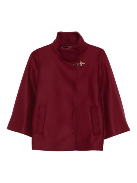 Fay high-neck clasp jacket