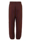 Mini Rodini striped cotton trousers - Brown