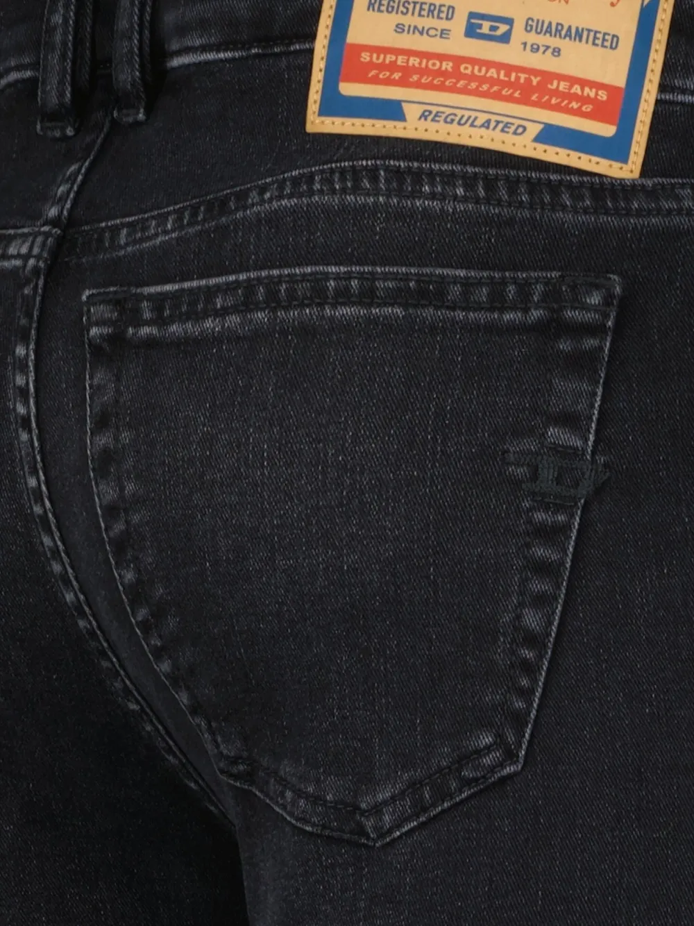 Diesel Sleenker 1979 jeans Zwart