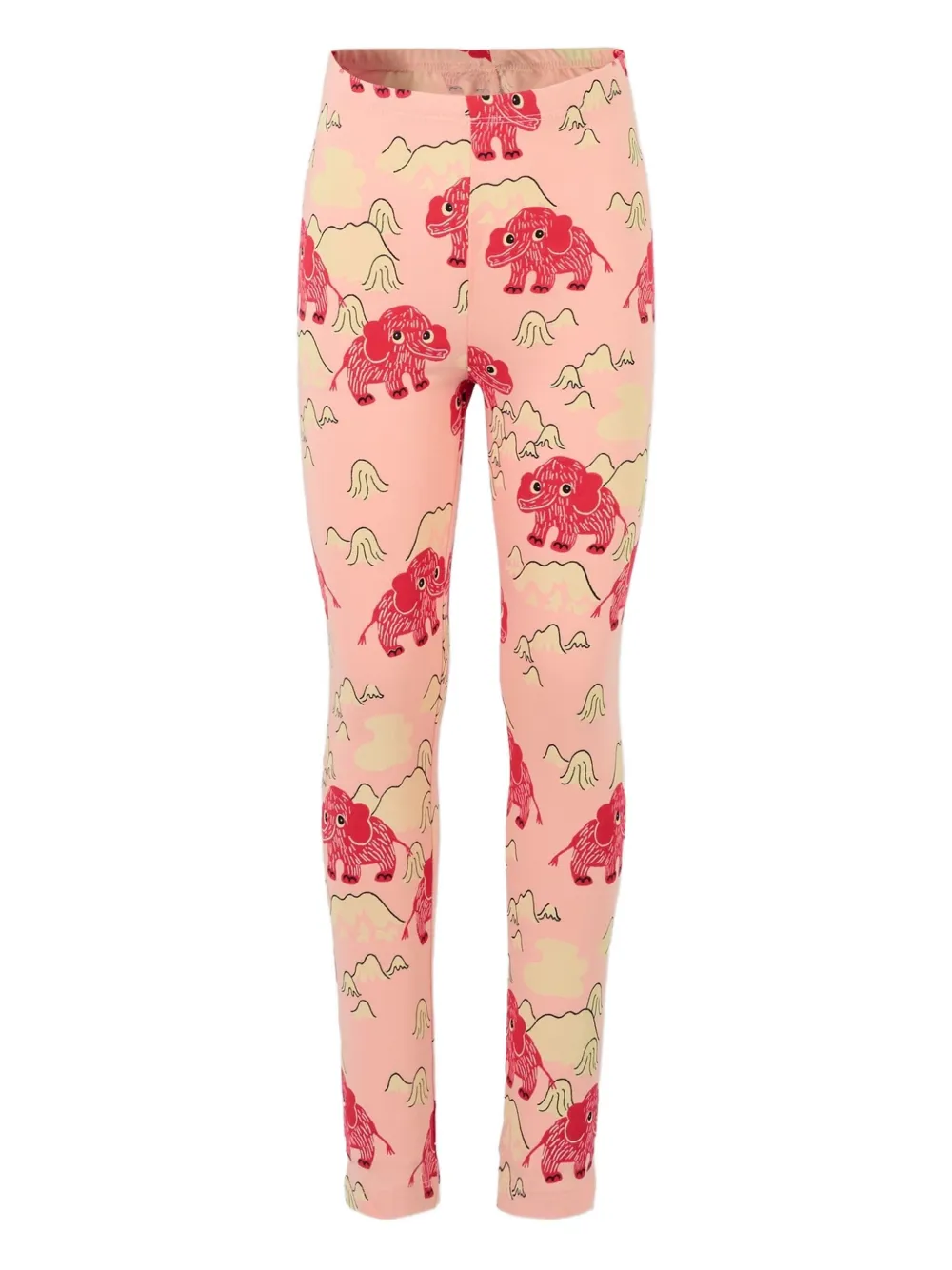 Mini Rodini elephant-print leggings Roze