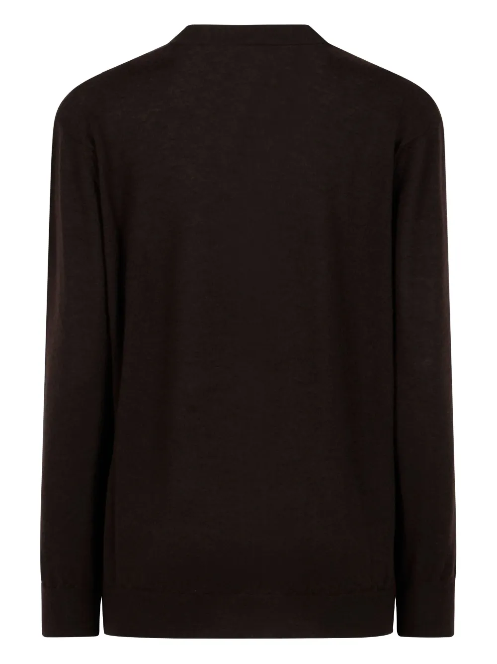 Prada Vest met knopen en V-hals Bruin