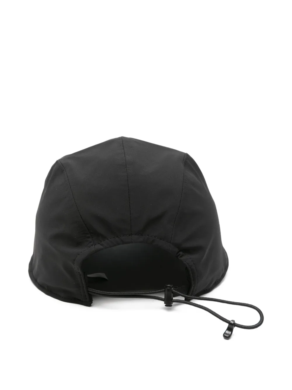 C.P. Company logo-plaque baseball cap - Zwart