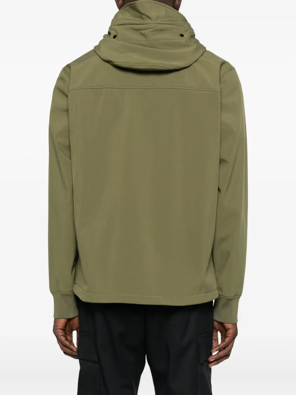 C.p. Company Zip-up Hooded Jacket In Green