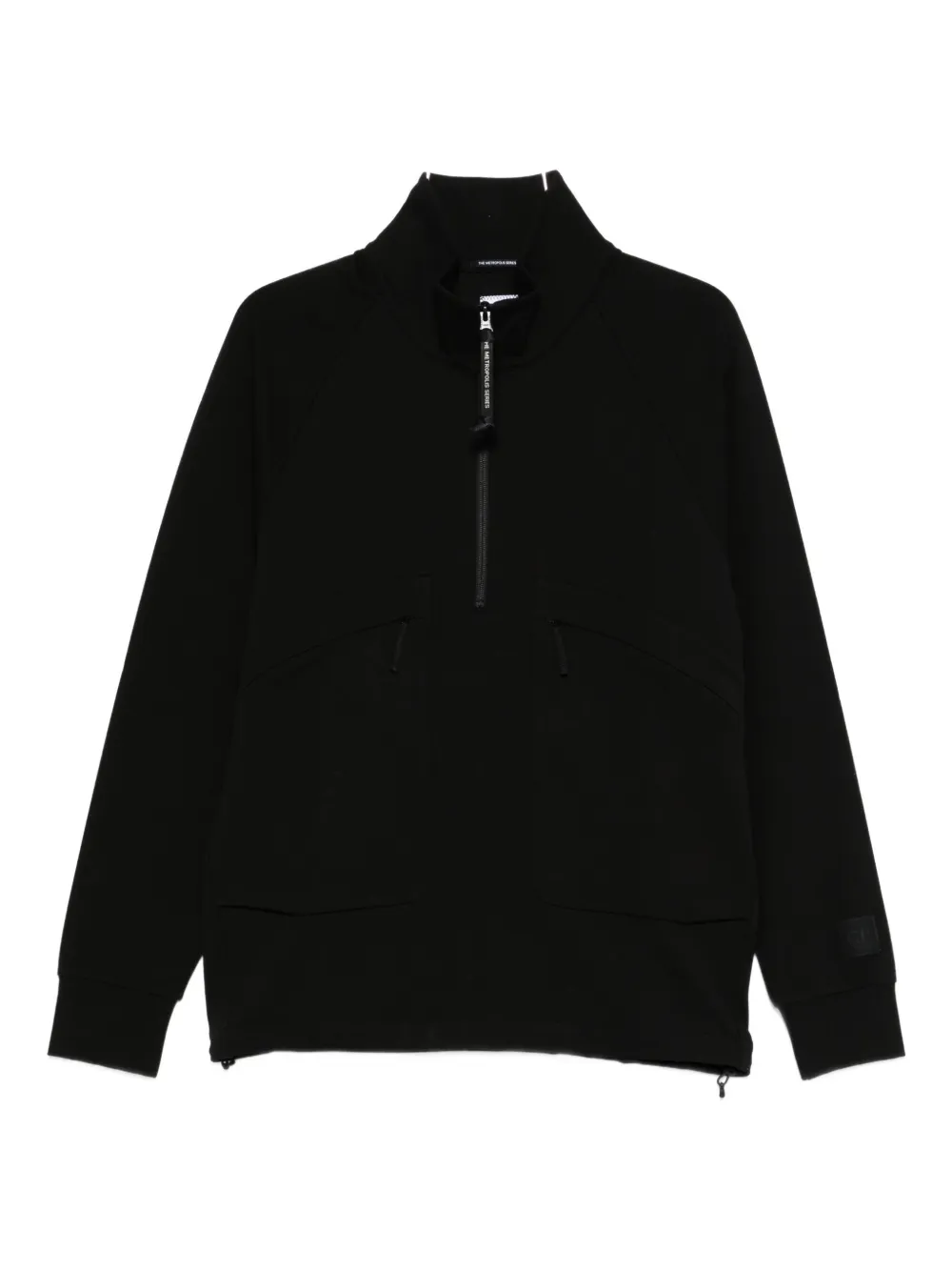 C.P. Company half-zip pocket sweatshirt | Black | Image 1
