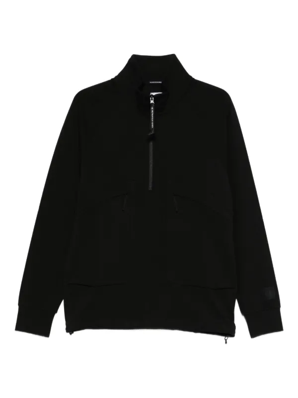 C.P. Company ハーフジップ スウェットシャツ | ブラック | FARFETCH JP