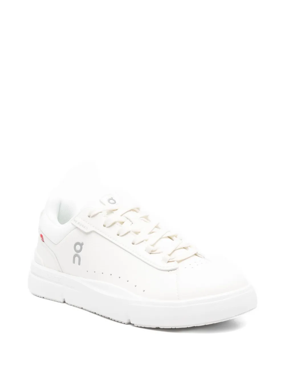 On Running The Roger Advantage Lace-up Sneakers In White