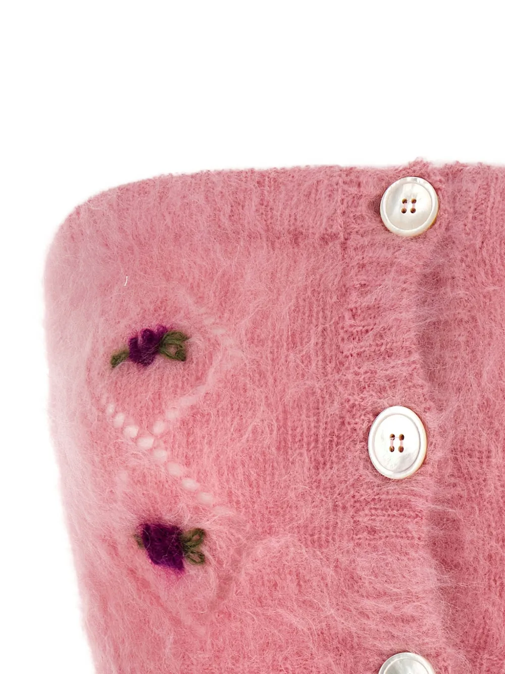 Alessandra Rich Top met borduurwerk Roze