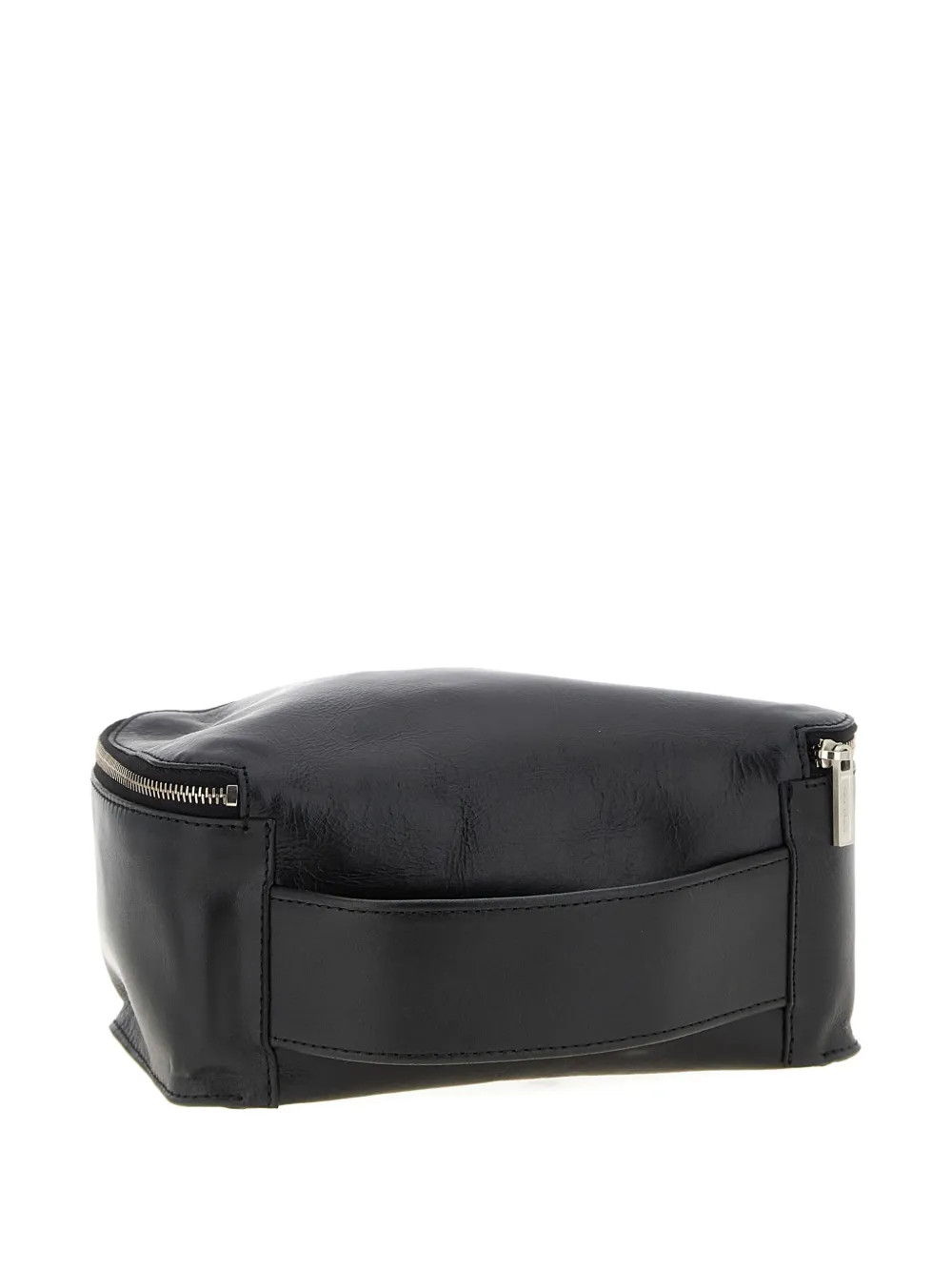 Rick Owens Toilettas met gegraveerde rits Zwart