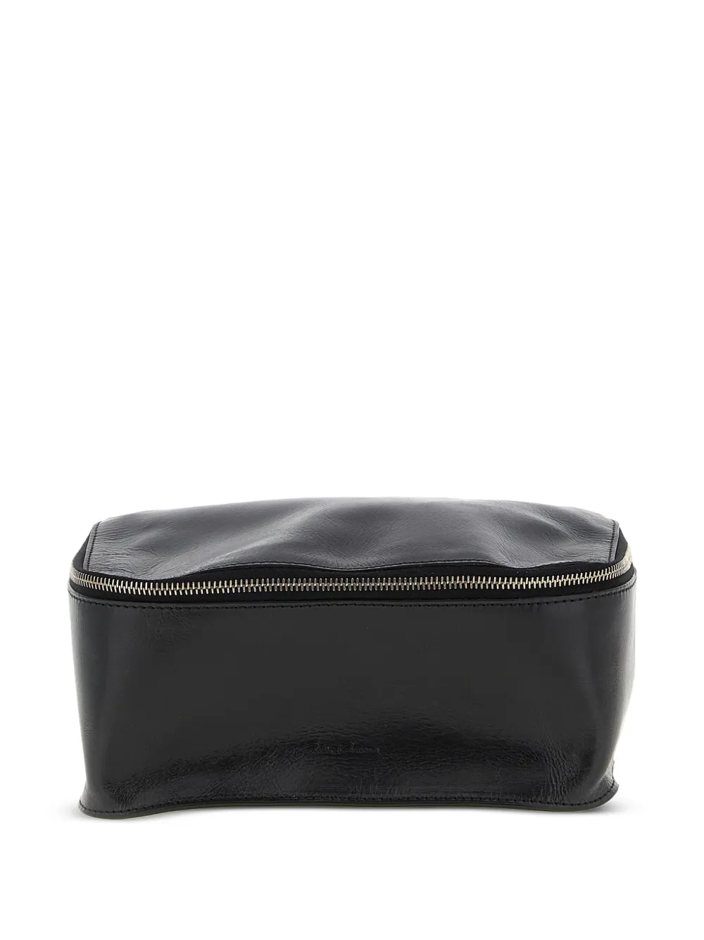 Rick Owens Toilettas met gegraveerde rits Zwart