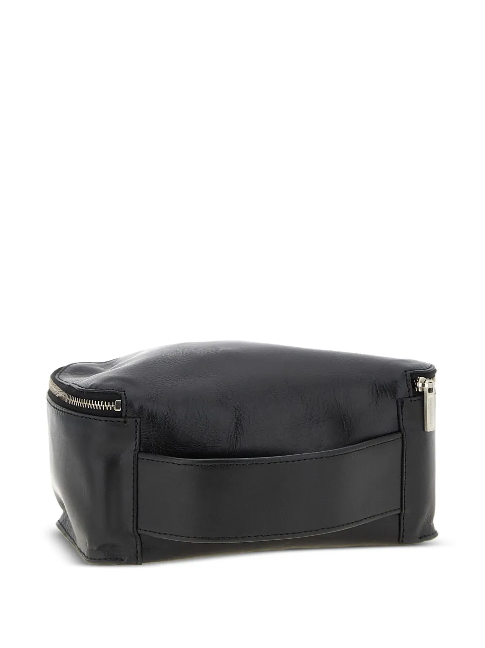 Rick Owens Toilettas met gegraveerde rits - Zwart