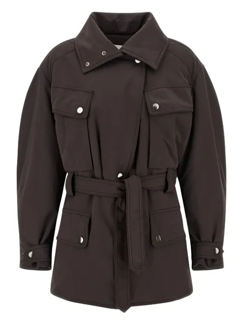 THE ANDAMANE belted-waistband multi-pocket jacket