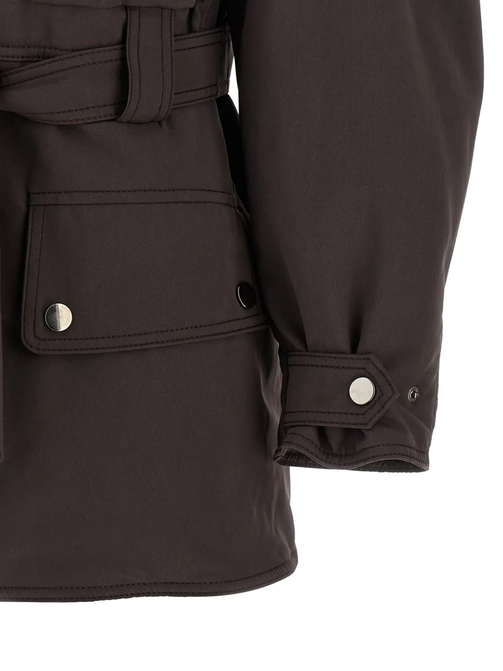 THE ANDAMANE Jack met tailleband en meerdere zakken Bruin