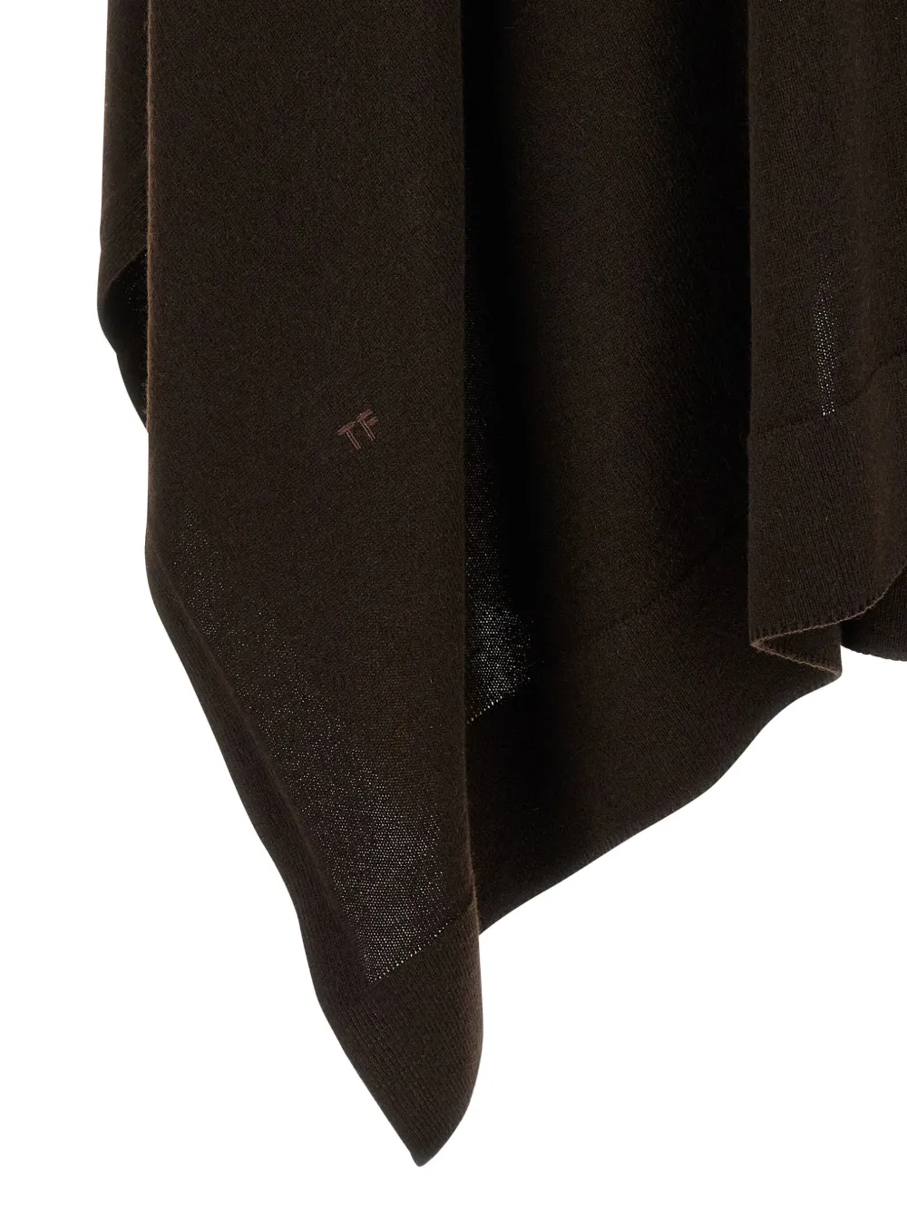 Tom Ford Cashmere Poncho Capes Brown In Brown