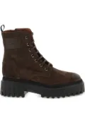 Hogan H700 lace-up chunky-sole boots - Brown