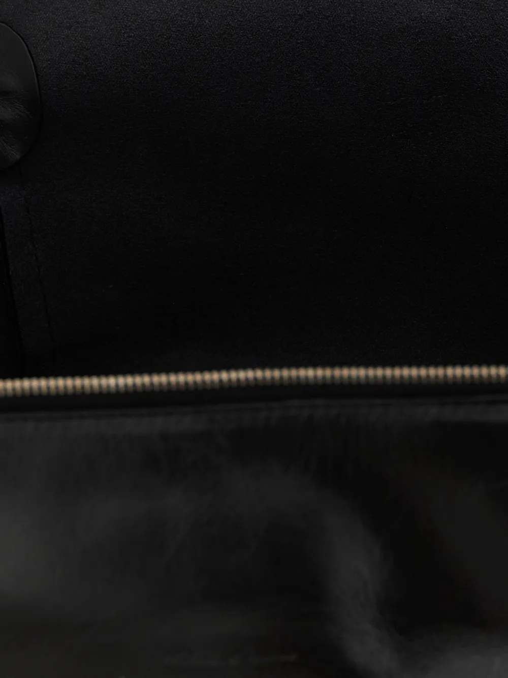 Rick Owens Leren toilettas met rits Zwart