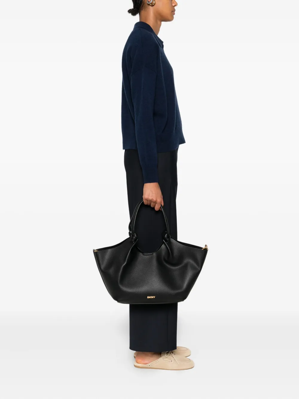 DKNY medium Paula Commuter tote bag - Zwart