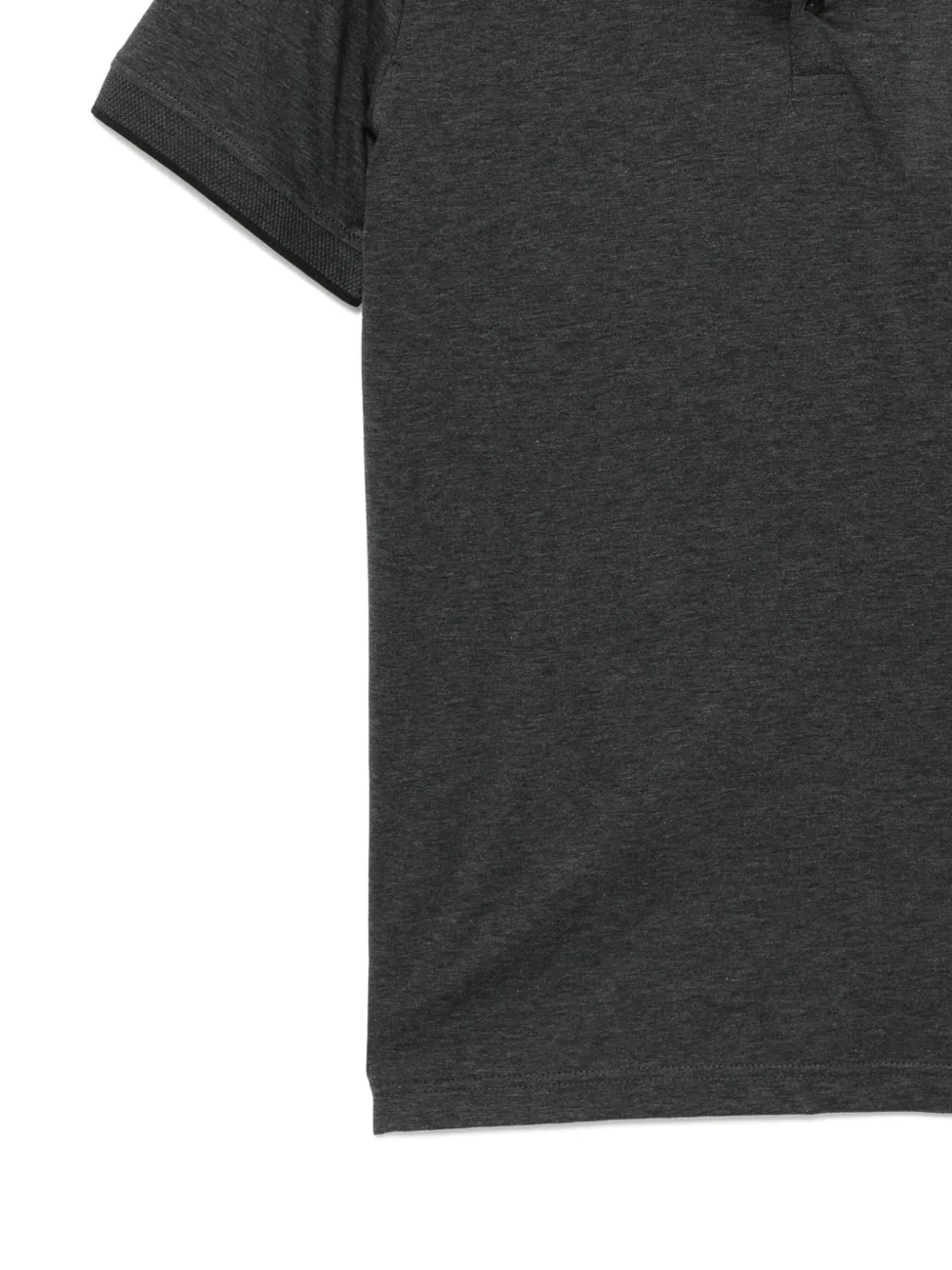 Karl Lagerfeld Poloshirt met logo-reliëf Grijs