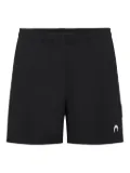 Marine Serre Crescent Moon swim shorts - Black