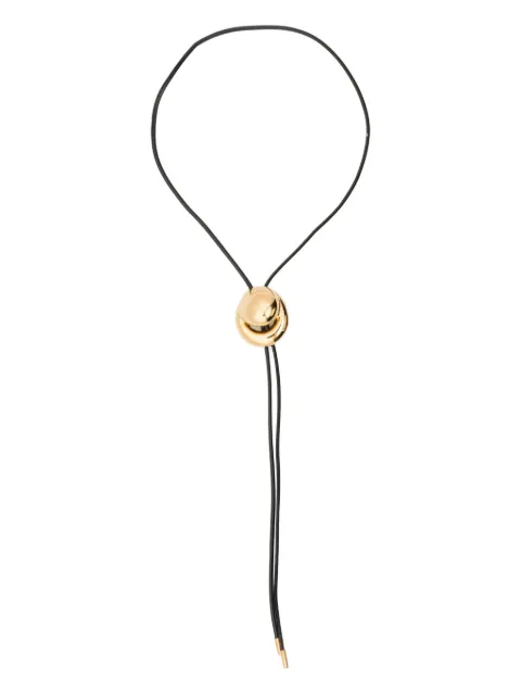 Panconesi Blow Up leather necklace