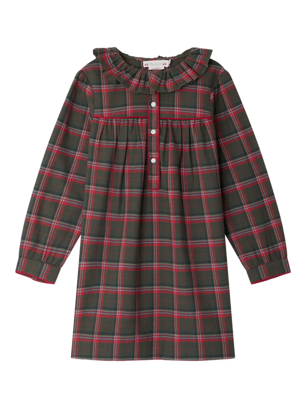 Bonpoint Sottoveste Jorraine a quadri - Verde