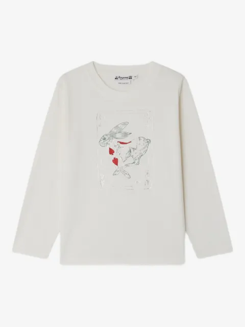 Bonpoint Tadda rabbit-print top