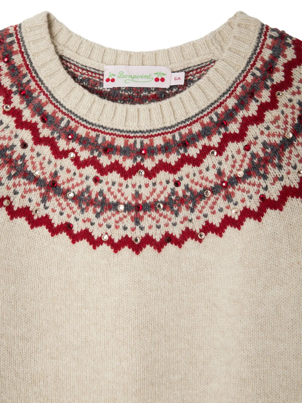 Bonpoint Jamon patterned top Beige