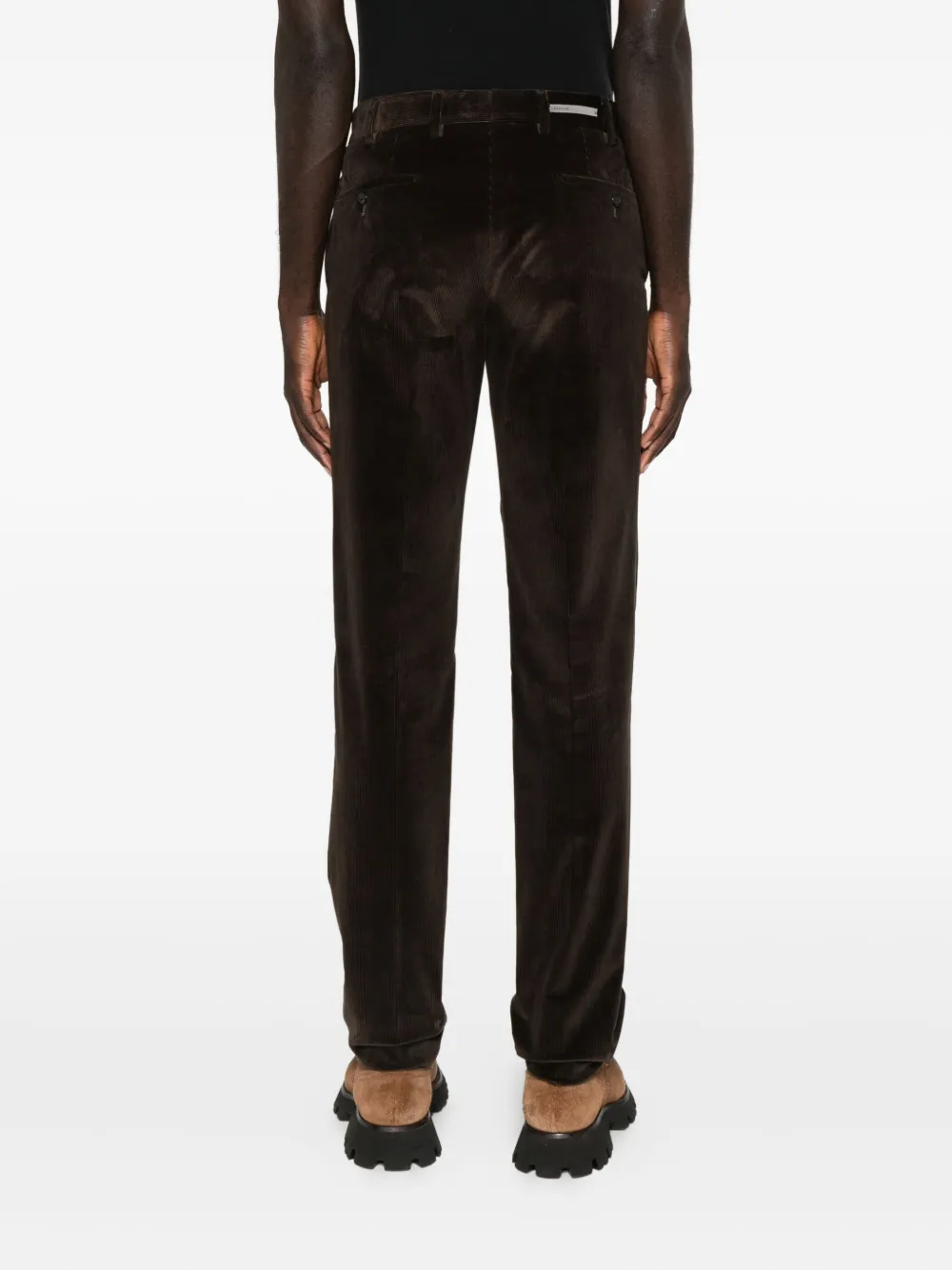 Corneliani Corduroy Trousers In Brown