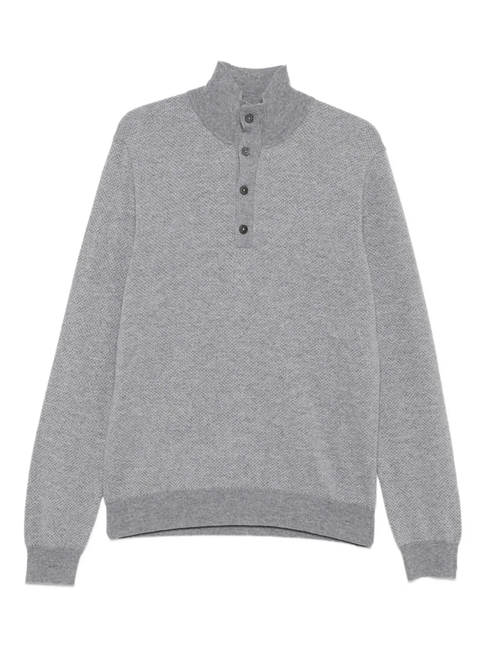 Corneliani button-fastening sweater | Grey | Image 1