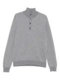 Corneliani button-fastening sweater - Grey