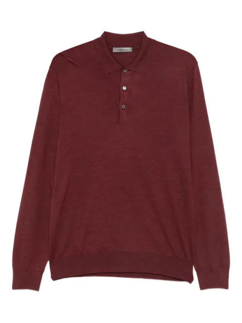 Corneliani playera tipo polo manga larga