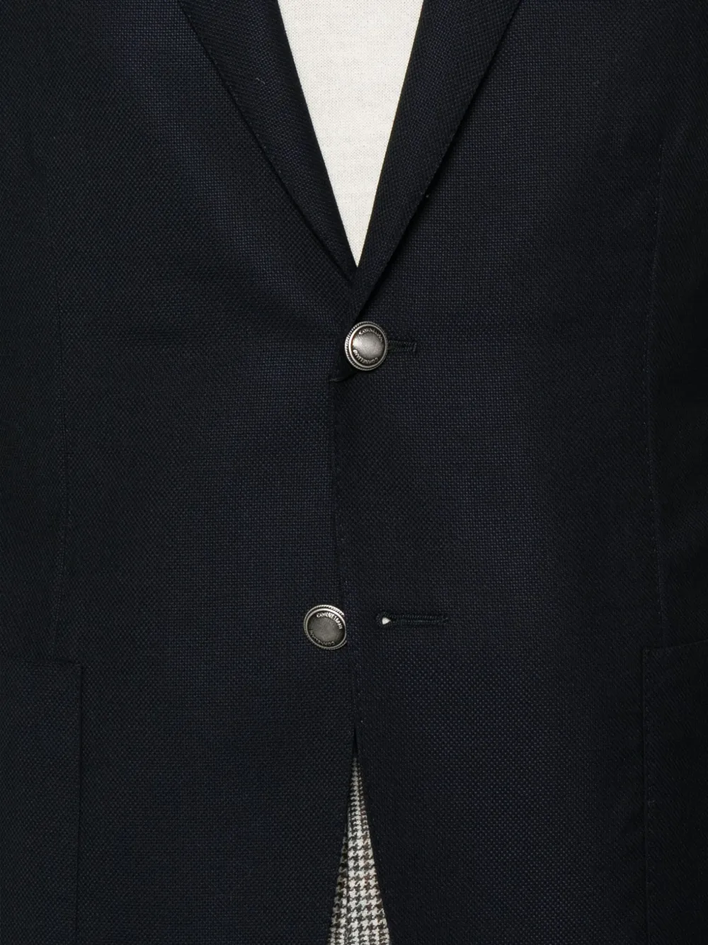 Corneliani Two-button Patch-pocket Blazer In Black