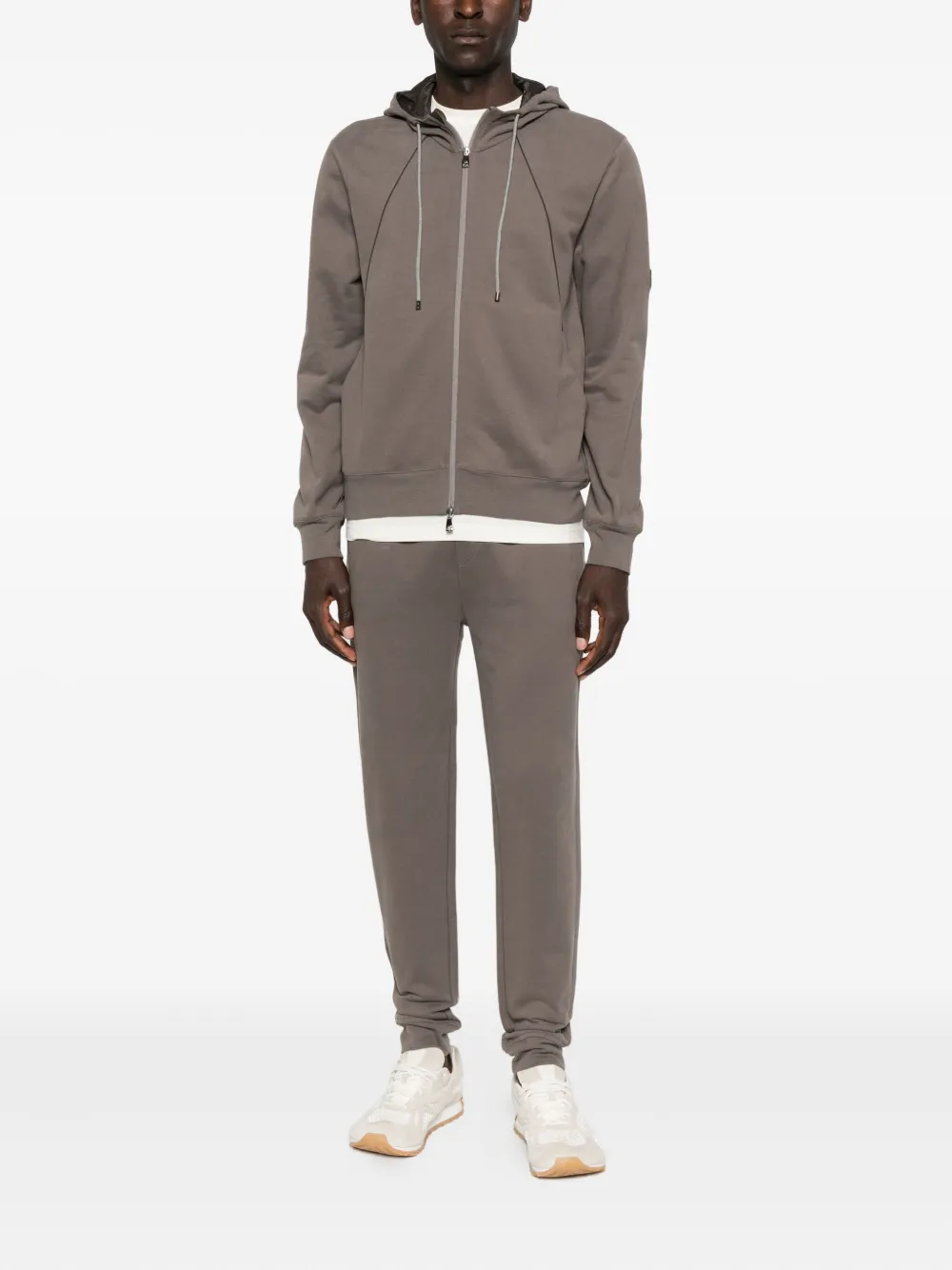 Corneliani panelled zip-up hoodie | Hoodies | Image 2