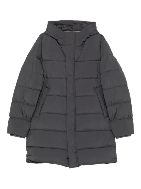 Corneliani hooded quilted coat