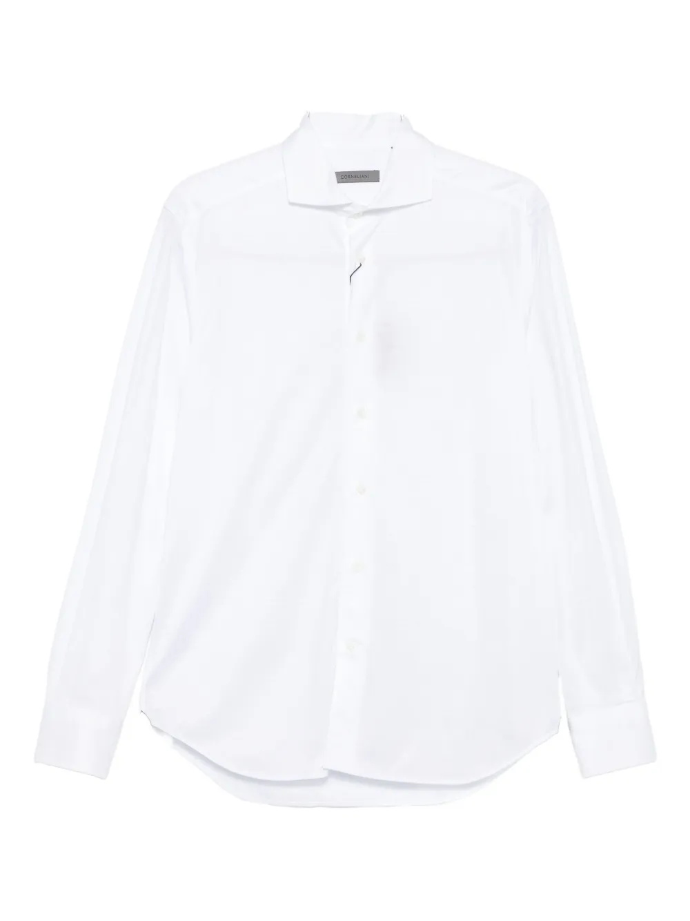 Corneliani Long-sleeve Buttoned-up Shirt In White