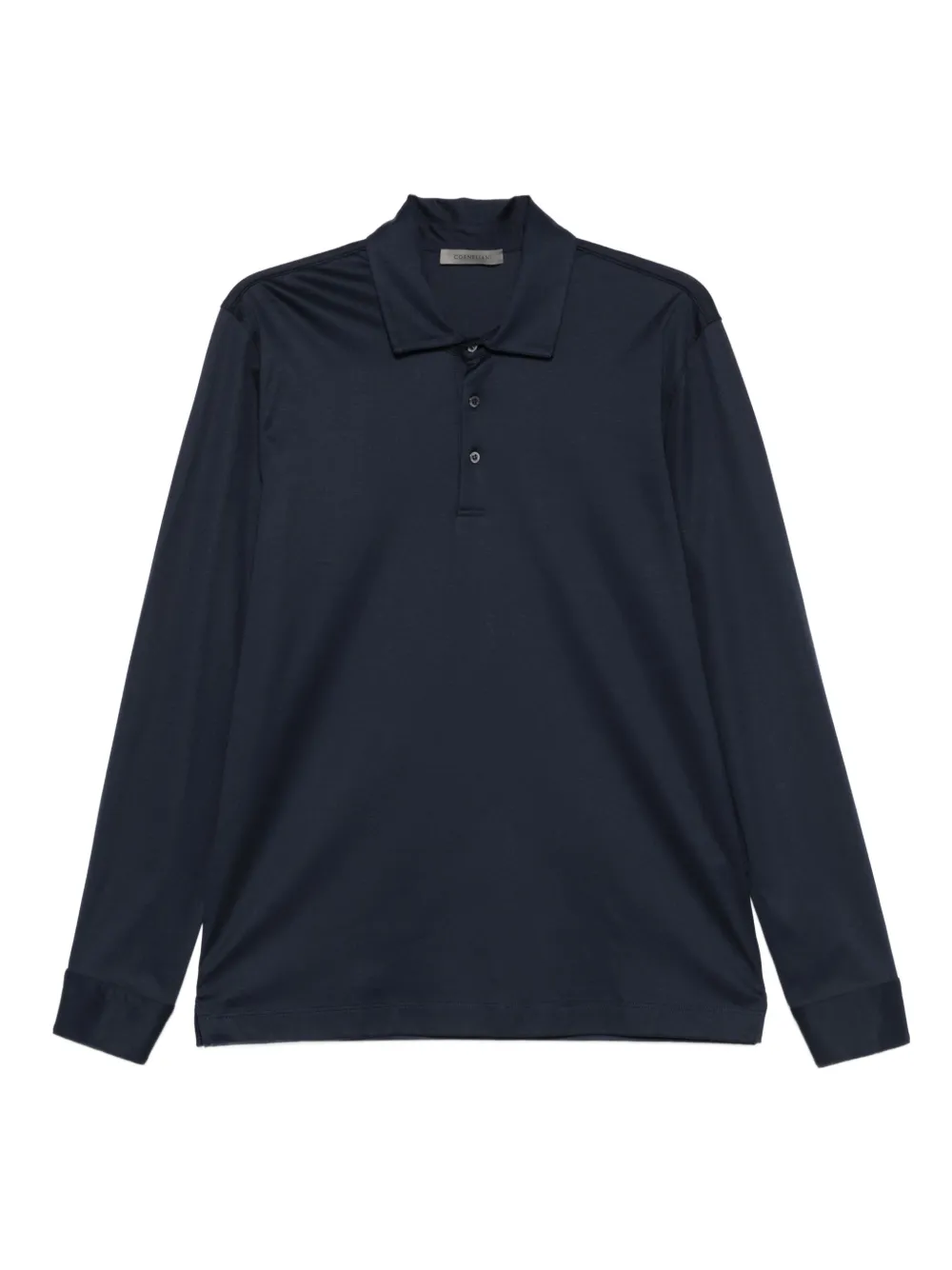 Corneliani long-sleeve polo shirt | Black | Image 1