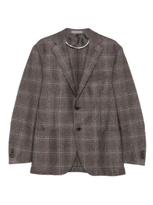 Acne Studios チェック ジャケット | ブラウン | FARFETCH JP