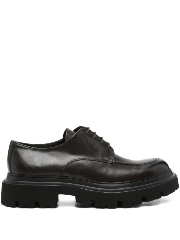 Corneliani Lace-up Derby Shoes in Brown