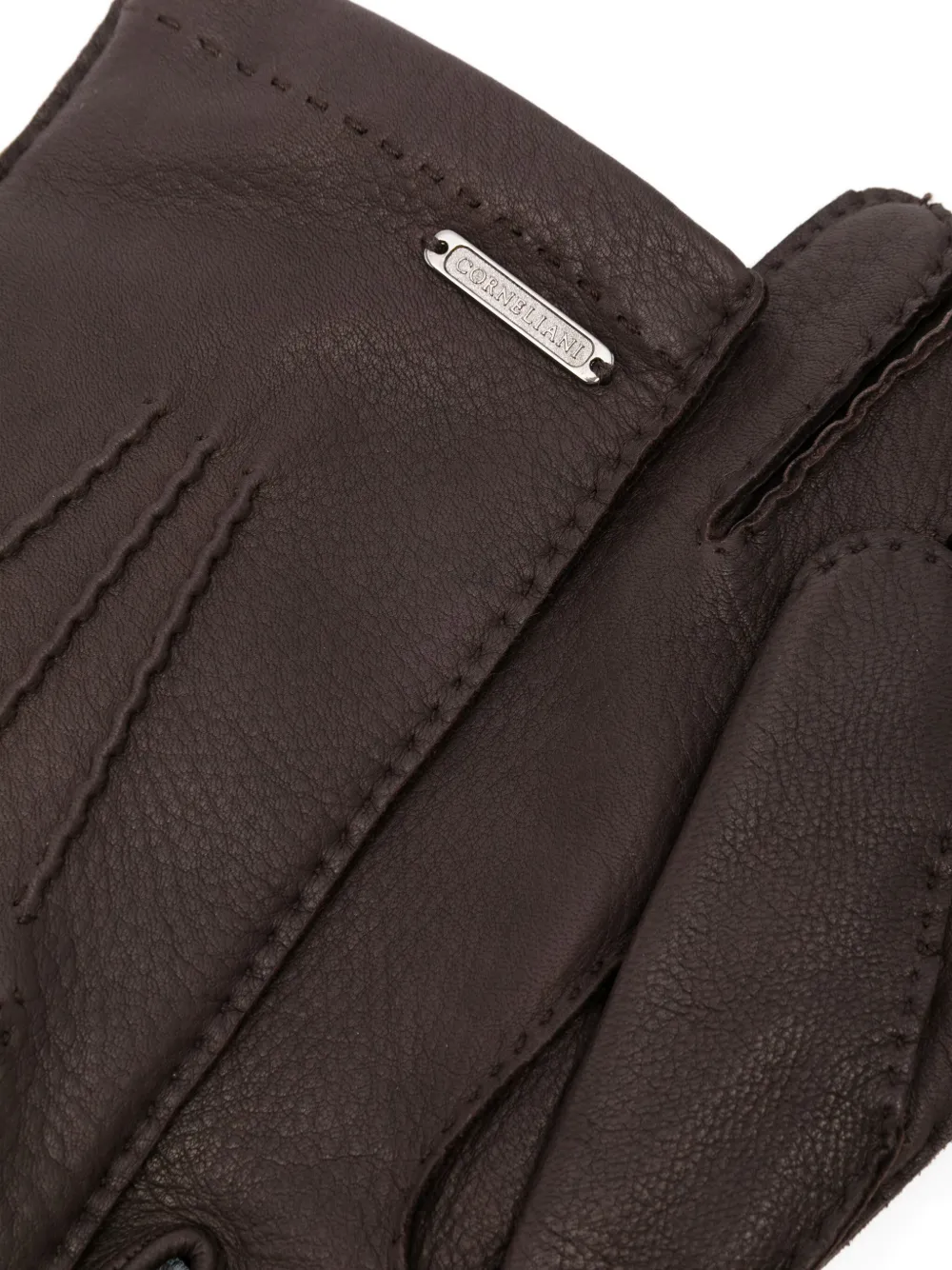 Corneliani Leren handschoenen Bruin