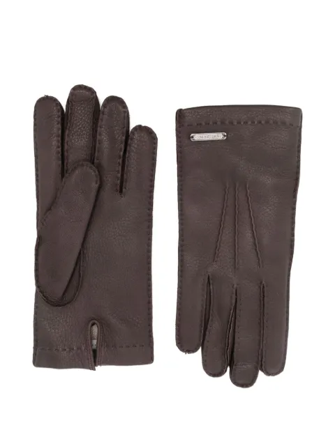 Corneliani leather gloves