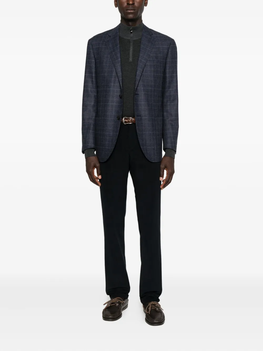 Corneliani Trui met rits - Grijs