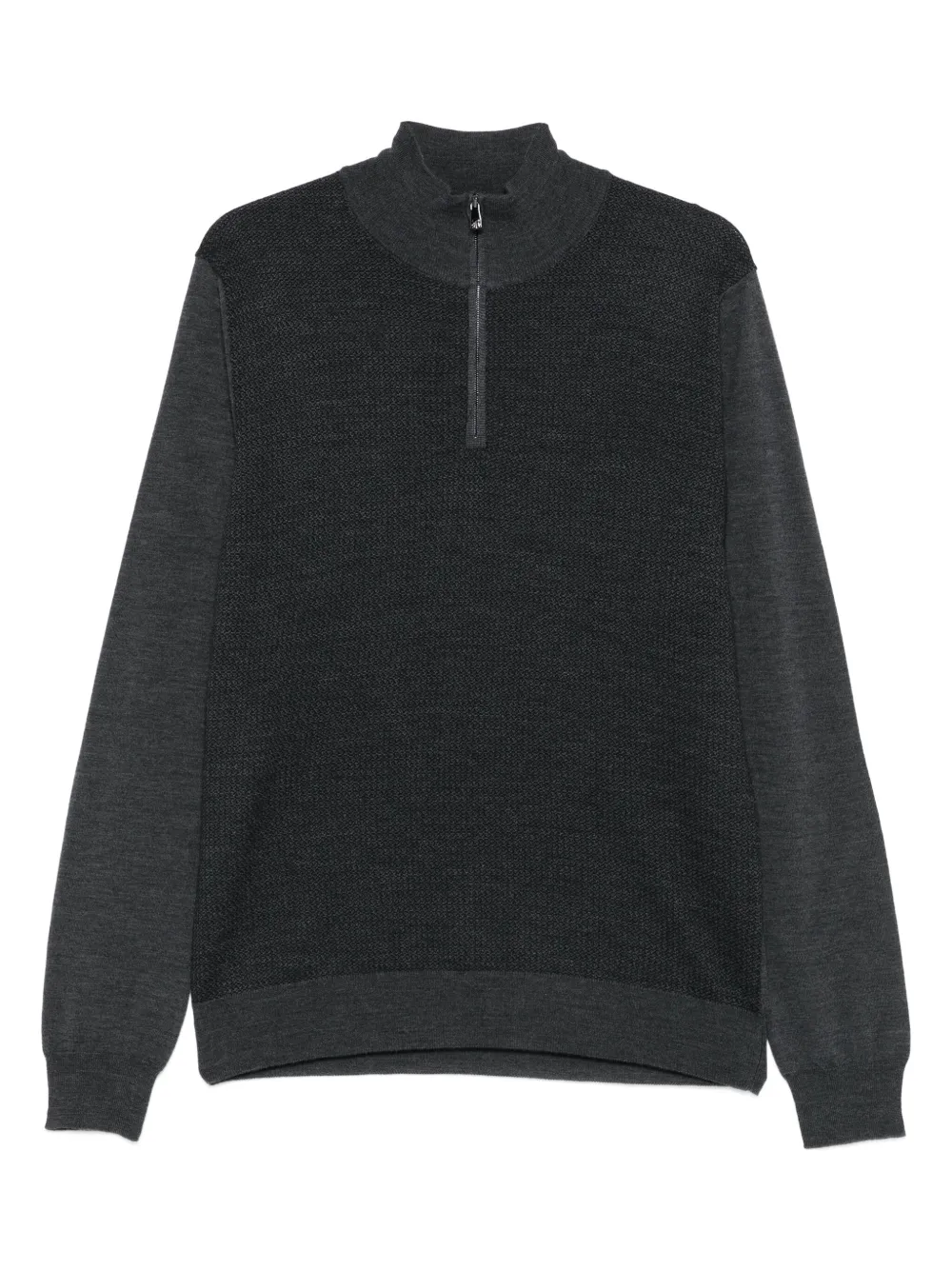 Corneliani zip-front sweater | Grey | Image 1