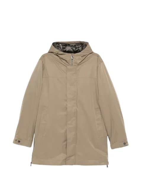 Corneliani abrigo con capucha y manga larga