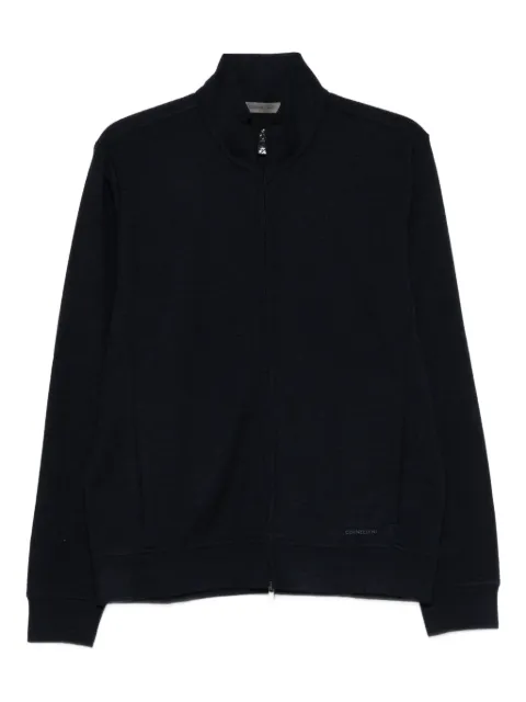 Corneliani zip-front knitted cardigan