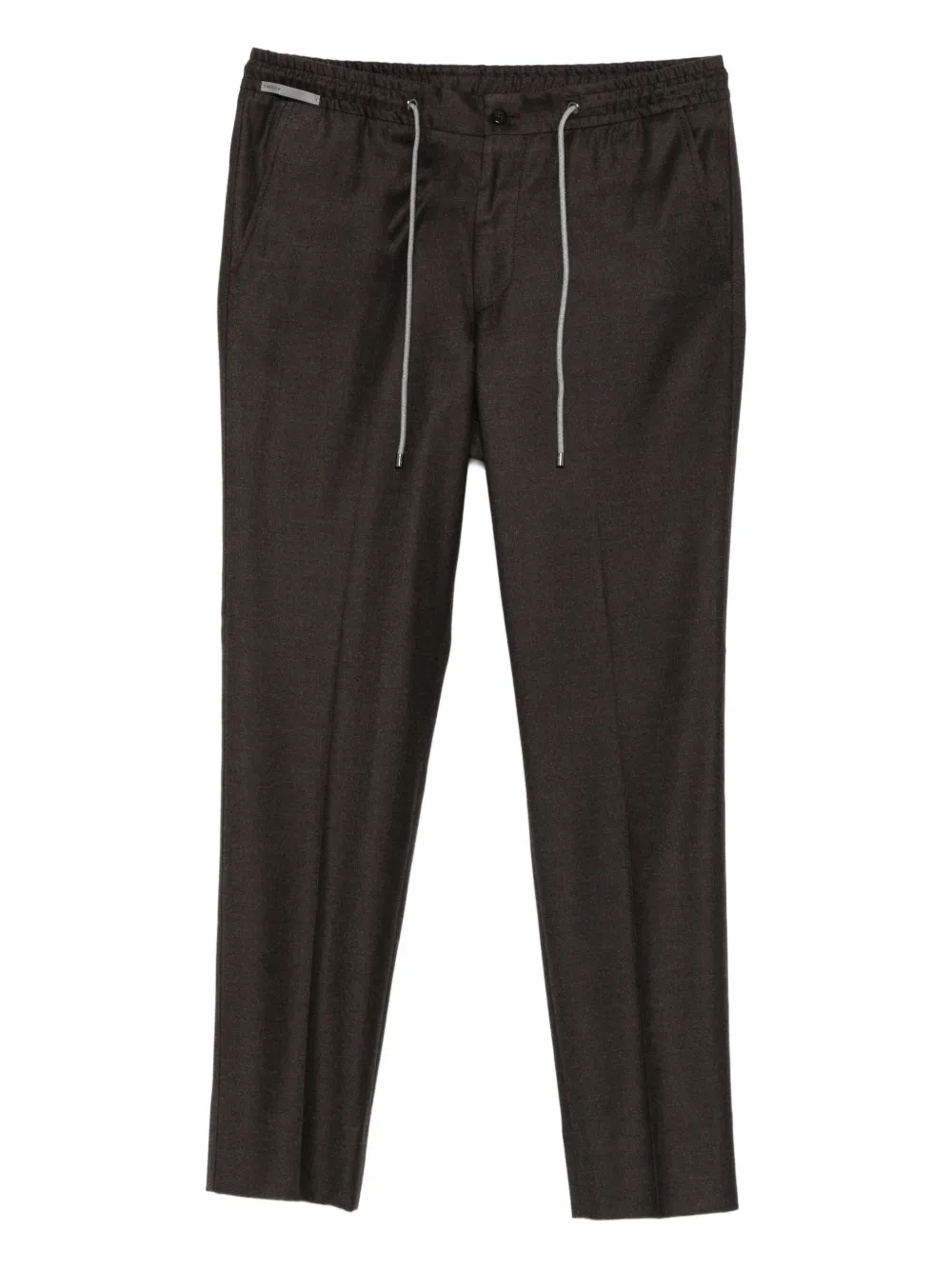 Corneliani drawstring-waistband trousers | Brown | Image 1
