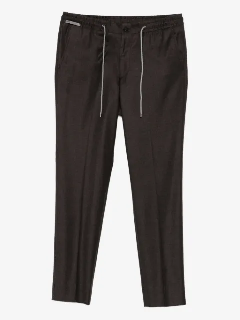 Corneliani drawstring-waistband trousers