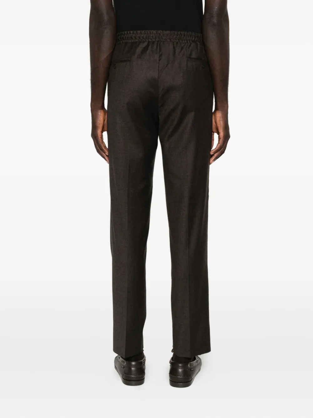 Corneliani Drawstring-waistband Trousers In Gray