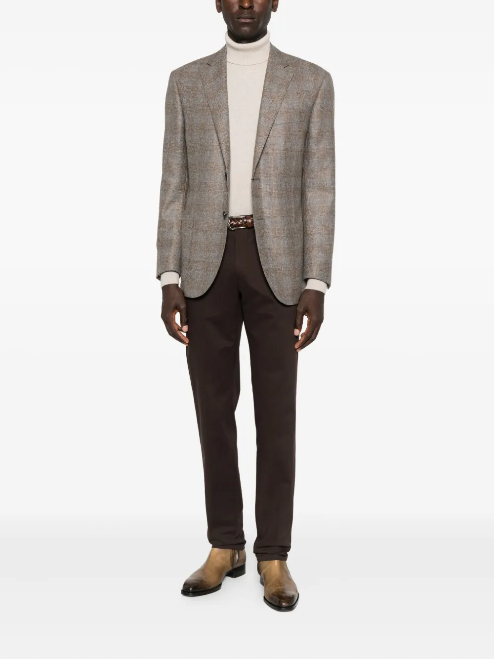Corneliani checked two-button jacket | Blazers | Image 2