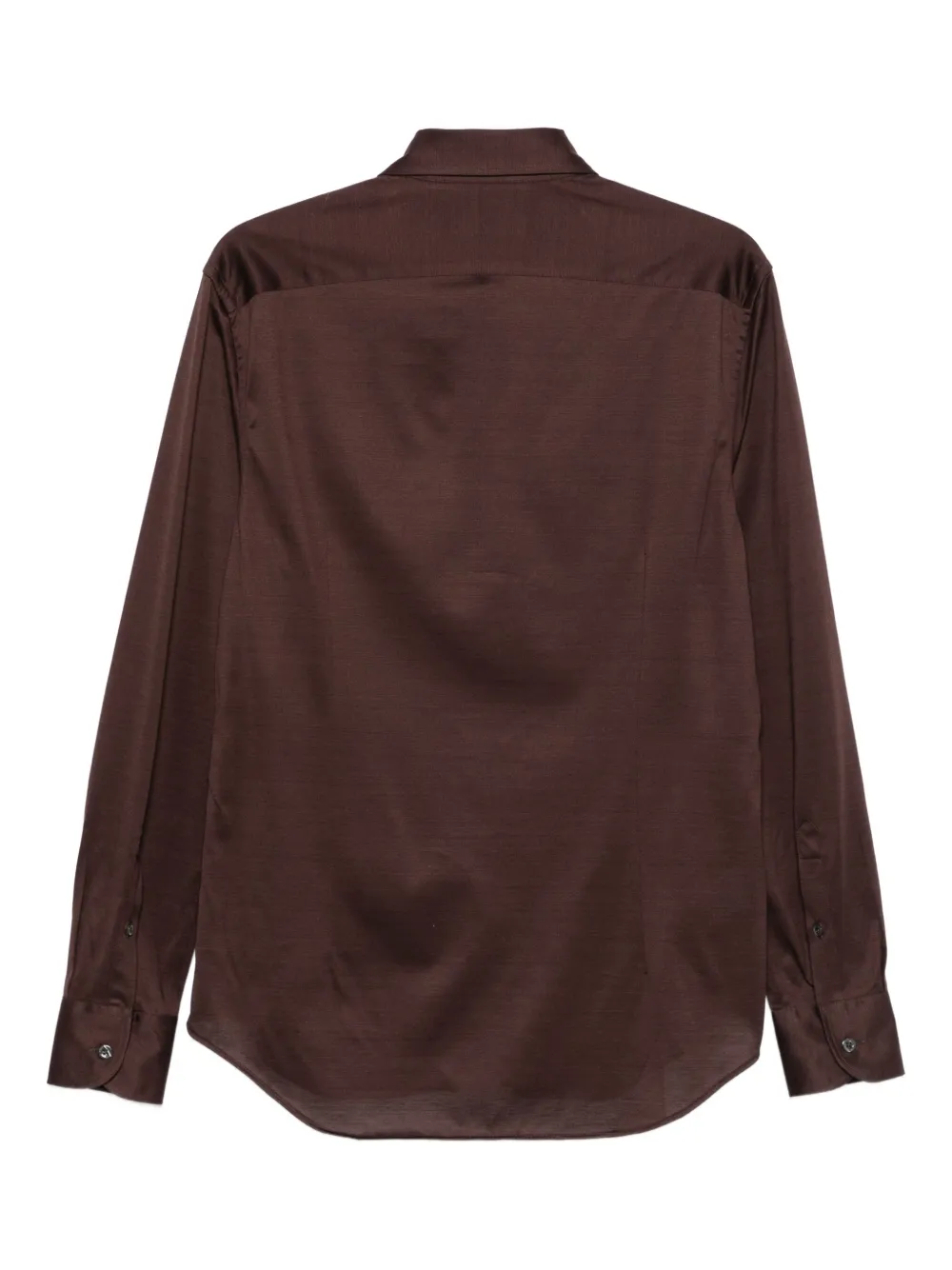 Corneliani Overhemd met knopen - Bruin