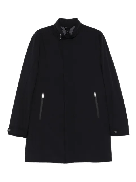Corneliani zip-fastening high-neck coat